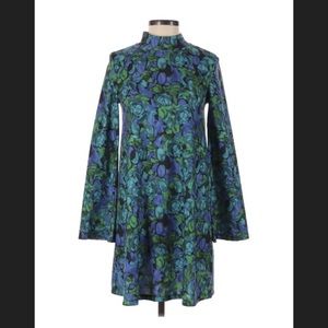 Zara 1960s style bell sleeve dress